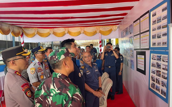 Kapolres Bintan Bersama Bupati Bintan Tinjau Langsung Kesiapan Pos Pam dan Pos Yan Operasi Lilin Seligi 2023