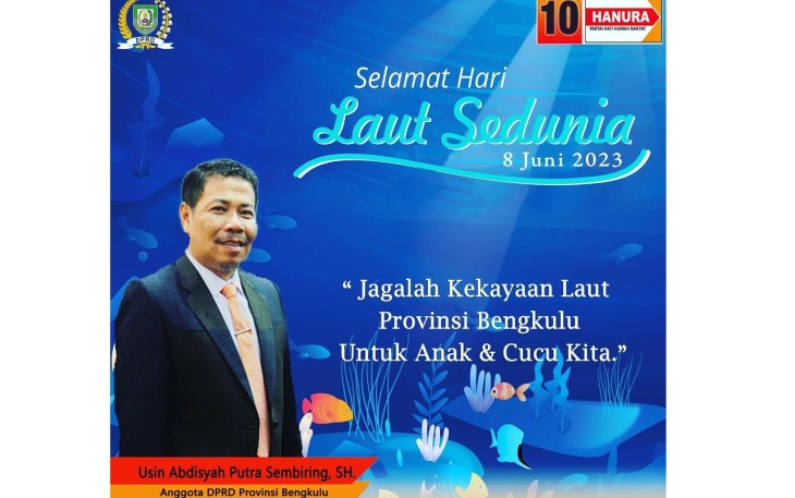 Anggota DPRD Provinsi Bengkulu Usin Abdisyah Putra Sembiring 