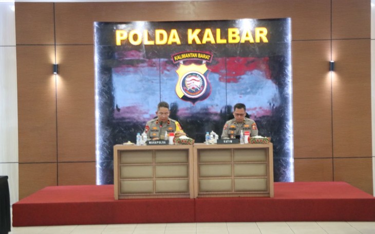 Tim Pengawasan Operasi Mantap Brata 2023-2024 Itwasum Polri Kunjungi Polda Kalbar