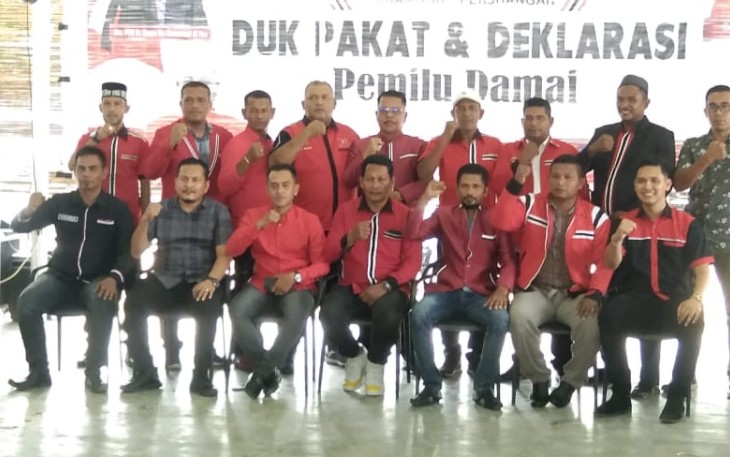 DPW Partai PA Aceh Timur Deklarasi Pemilu Damai 