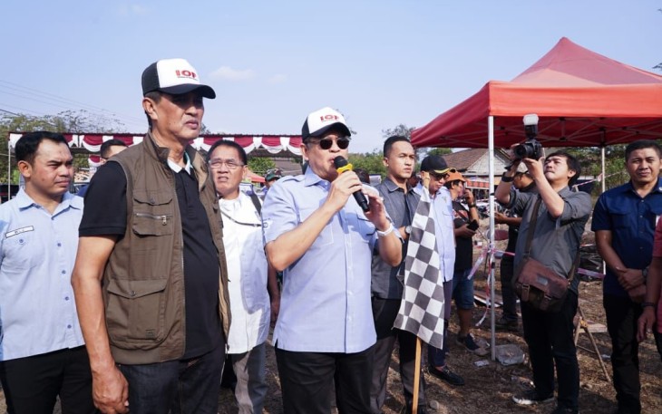 Bamsoet saat menyaksikan Kejurnas IOF National Championship Racing Adventure 2023 round 5 di Sirkuit Gunung Anyar Turi Sleman, Yogyakarta, Minggu (27/8/23).
