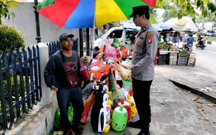 Personel OMB Telabang 2024 Ptroli Dialogis Ajak Sukseskan Pemilu dan Jangan Terprovokasi