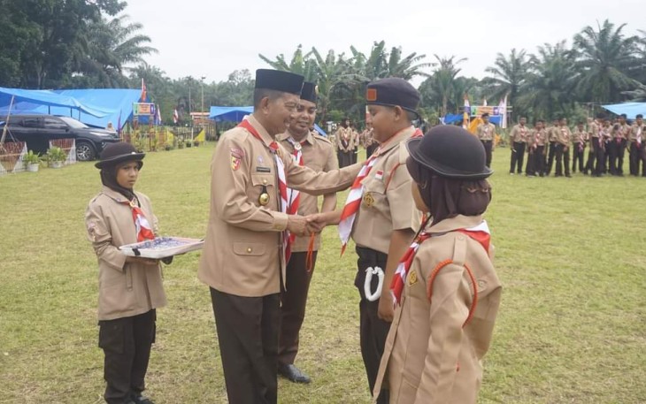 Ka Kwarcab 0317 Pasbar Risnawanto Hadiri Jambore Ranting Luhak Nan Duo