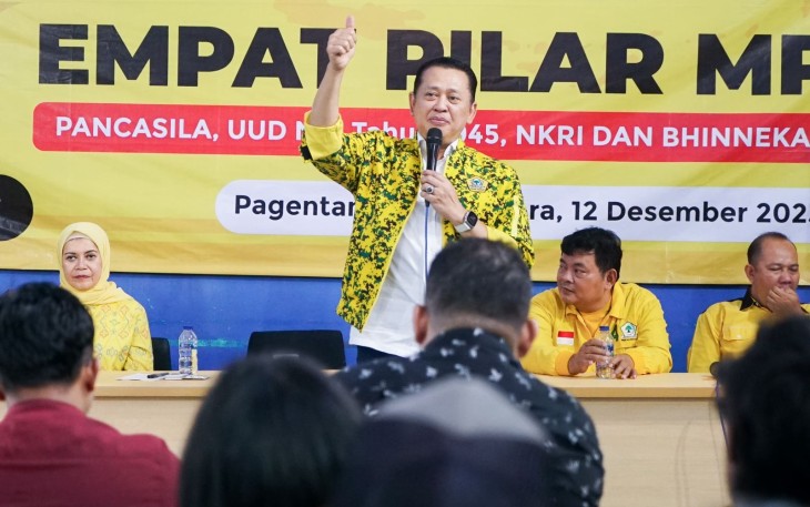 Wakil Ketua Umum Partai Golkar dan Legislator DPR RI Dapil 7 Jawa Tengah meliputi Kabupaten Purbalingga, Kabupaten Banjarnegara, dan Kabupaten Kebumen Bambang Soesatyo 