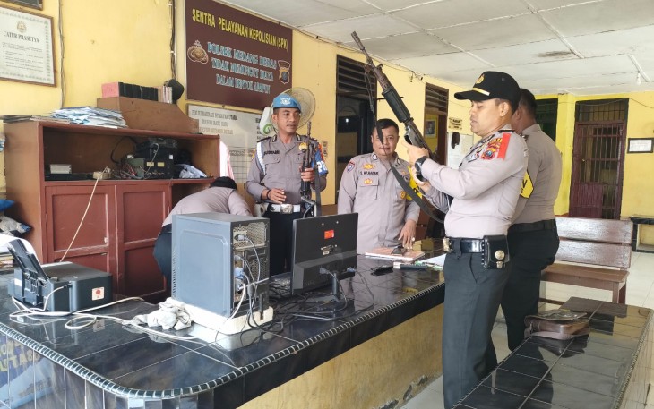 Kapolres Batu Bara Instrukksikan Pengecekan Perlengkapan Personel