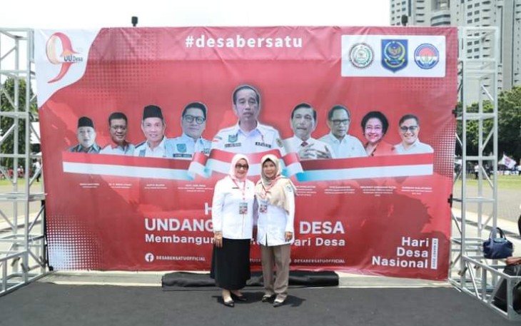 Wakil Bupati Labuhanbatu saat Hadiri Hari Desa Nasional di Gelora Bung Karni 