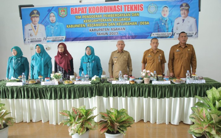 Rakornis TP PKK Kabupaten Asahan di Kecamatan Aek Kuasan