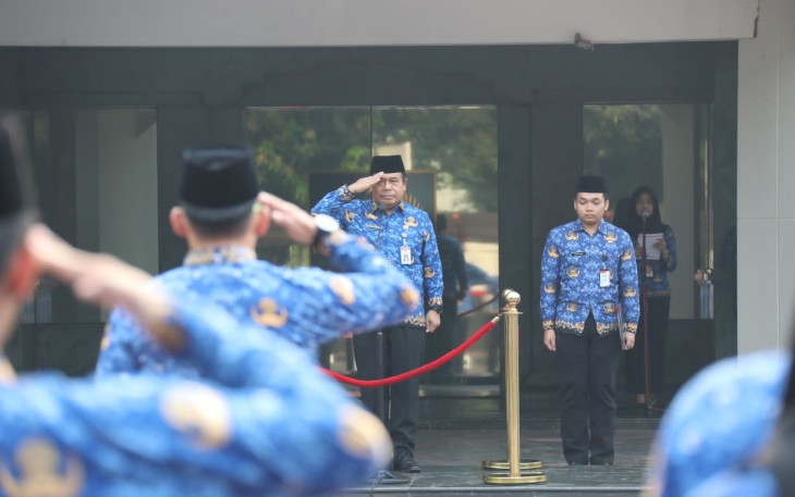 Sekjen Kemendagri Pimpin Upacara Peringatan Hari Kesaktian Pancasila