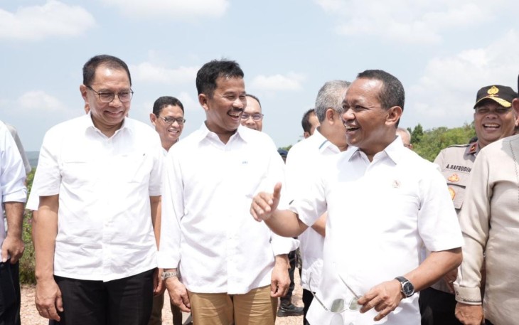 Menteri Investasi RI saat Paparkan Rencana Strategis Pengembangan Pulau Rempang