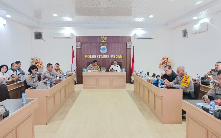 Kapolda Sumut Gelar Rapat Kesiapan PAM Tahapan Kampanye Ops Mantab Brata 2023 