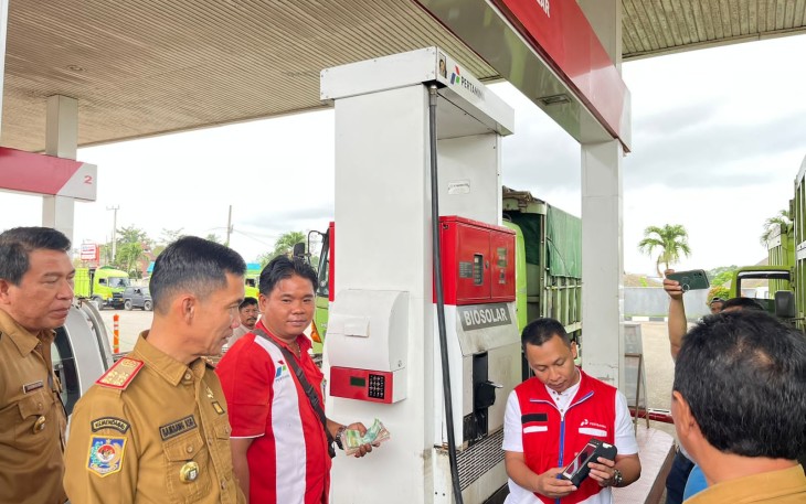 Pemprov Bengkulu Bersama Pertamina Sidak SPBU