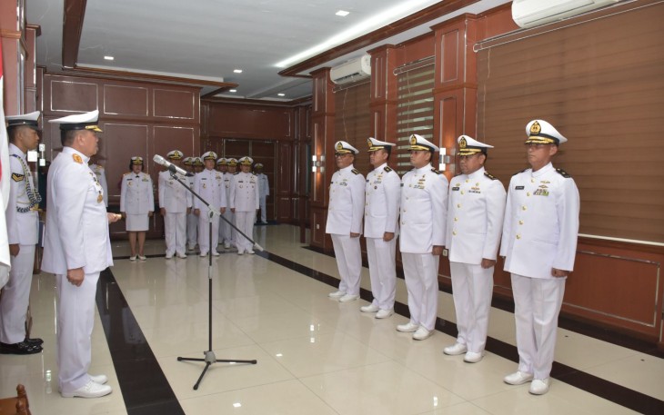 Panglima Kolinlamil Terima Laporan Korps Kenaikan Pangkat 