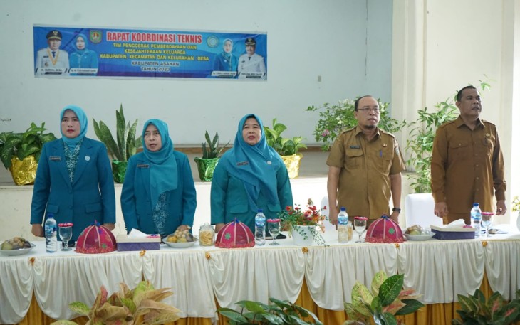 Sekda Kabupaten Asahan Buka Rakornis TP PKK