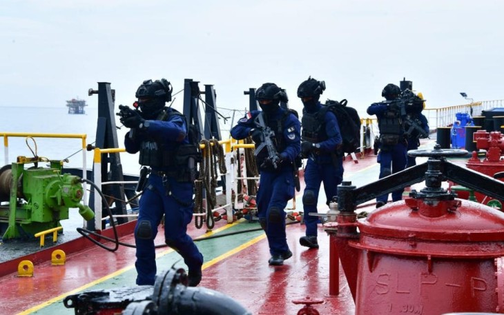 Pertamina-TNI AL Gelar Latihan Keadaan Darurat