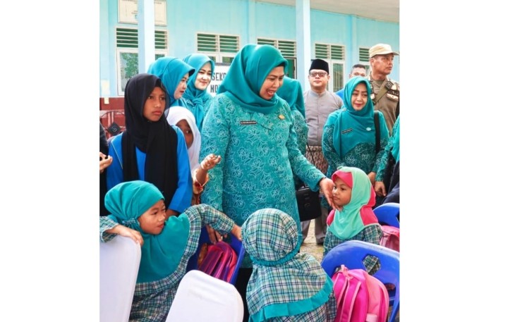 Dewi Ansar Hadiri Kegiatan Penganekaragaman Pangan Dalam Pengembangan B2SA Goes To School