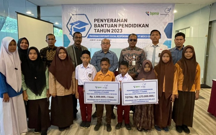 Medco E&P Malaka Salurkan Bantuan Pendidikan Untuk 173 Siswa Berprestasi 