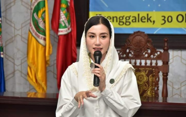 Ketua Tim Penggerak PKK Kabupaten Trenggalek Novita Hardini, SE., ME