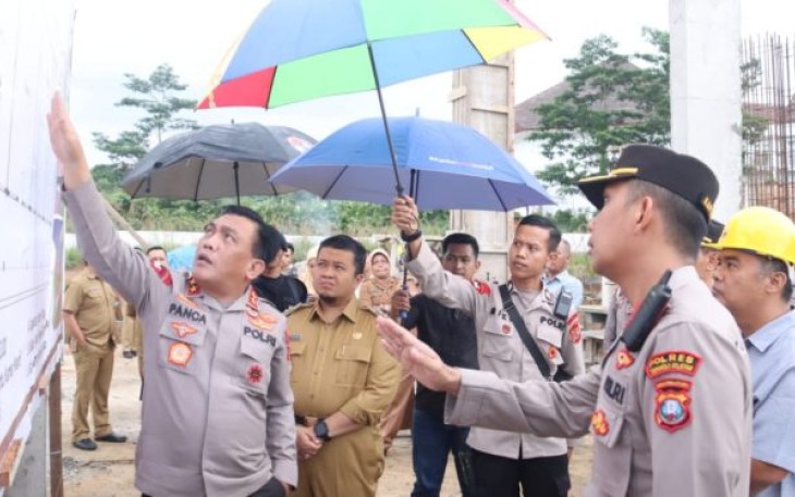 Kapolda Sumut, Irjen Pol Drs RZ Panca Putera Simanjuntak, MSi, tinjau progres pembangunan Mako Polres Tapanuli Selatan (Tapsel)