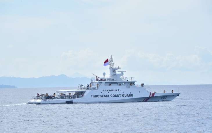 KN Kuda Laut-403 Bakamla RI Sailing Pass  