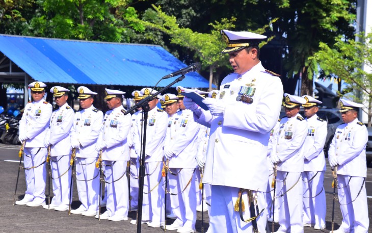 Lantamal VI Gelar Upacara Puncak Hari Armada RI Tahun 2023