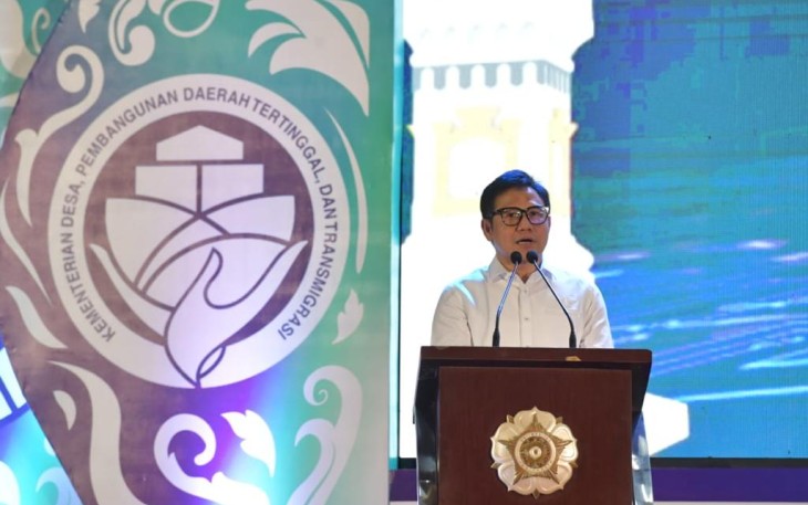 Wakil Ketua DPR RI Koordinator bidang Kesejahteraan Rakyat (Korkesra) Abdul Muhaimin Iskandar saat menghadiri Rakornas Transmigrasi dan Pembekalan Mahasiswa KKN di Universitas Gajah Mada (UGM), Yogyakarta, Selasa (16/5/2023).