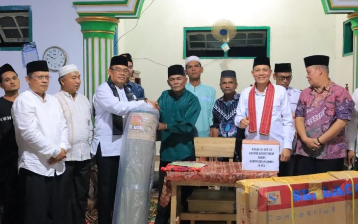 Wabup Sabar AS saat Safari Ramadhan di Kampung halaman