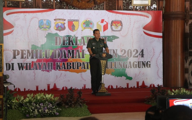 Komandan Kodim 0807 Tulungagung Letkol Czi Nooris Agus Rinanto, S.I.P 