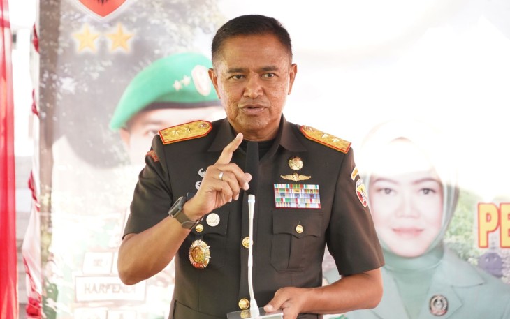 Pangdam IX/Udayana saat Kunker di Makodim 1617/Jembrana
