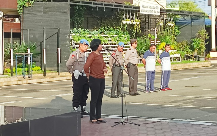 Polrestabes Medan Olahraga Bersama 