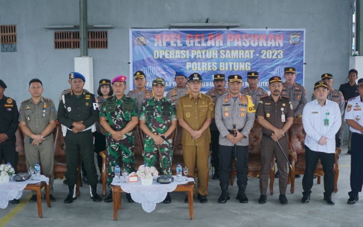 Wawali Hengky Honandar Mengikuti Pelaksanaan Apel Gelar Pasukan Operasi Samrat 2023