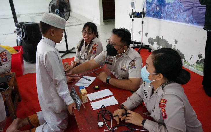 ASN Polda Kalteng Gelar Bakti Sosial Dan Kesehatan Bersama Rumkit Bhayangkara