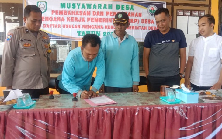 Desa Talang Babatan Gelar Musdes RKP Tahun 2024 