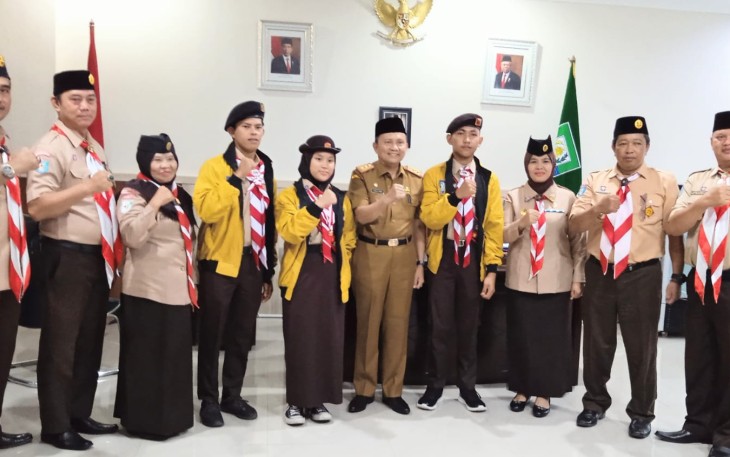 Sekda Hamka Lepas Peserta Jambore Dunia 2023 Korea Selatan