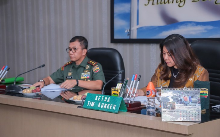 Pangdam I/BB saat Terima Kunker Reses Komisi I DPR RI
