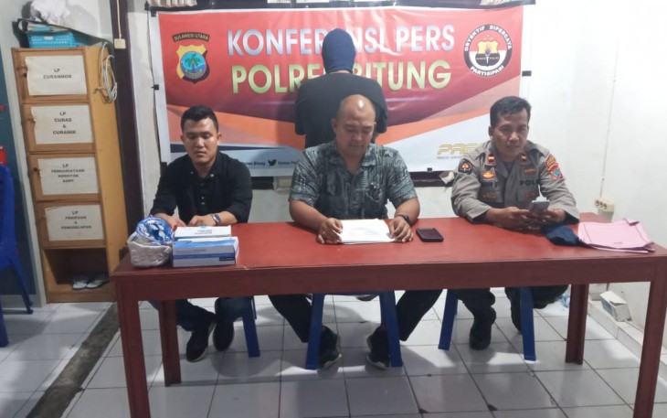 Kasat Reskrim AKP. Marcelus Yugo Amboro, SIK dalam keterangan persnya, Jumat (13/01/2023).