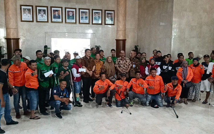 Komisi E DPRD Jatim Lepas Kontingen Sepak Bola Amputasi 