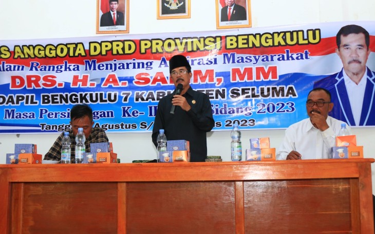 Reses Anggota DPRD Drs Salim