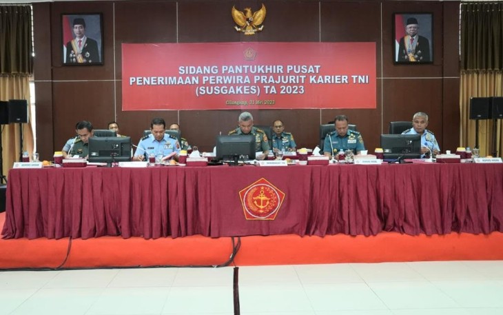 Dankodiklat TNI Tutup Sidang Pantukhir Seleksi Tingkat Pusat Penerimaan Pa PK TNI Susgakes
