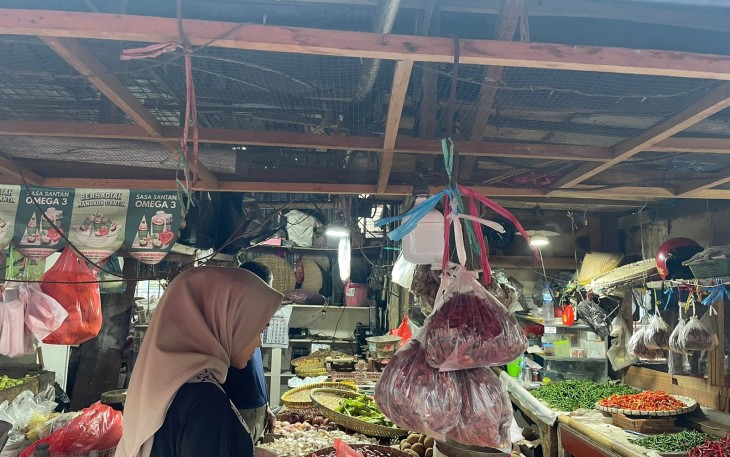 Pembeli sedang berbelanja (Foto : Muhamad Nurifan Anwar)
