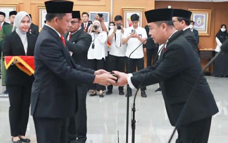 Teguh Setyabudi saat Dilantik Sebagai Dirjen Dukcapil