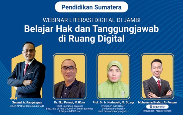 Webinar Literasi Digital “Literasi Digital– Belajar Hak dan Tanggungjawab di Ruang Digital”