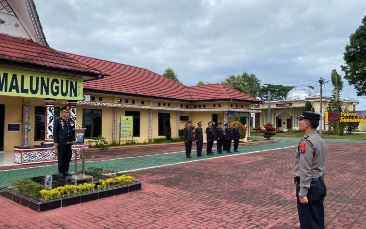 Dalam semarak perayaan Hari Bela Negara ke-75, Polres Simalungun menyelenggarakan upacara peringatan