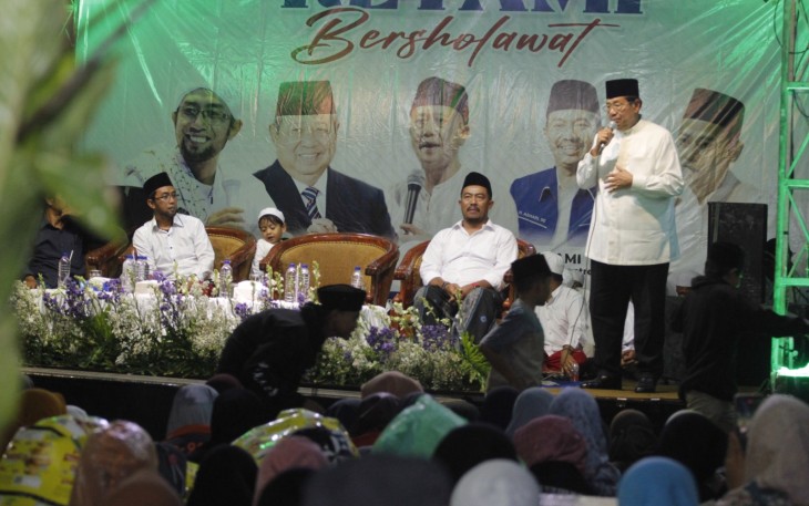 Ribuan Jamaah Padati Ketami Demi Bersholawat Bareng SBY 