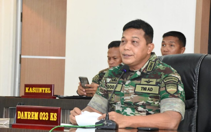 Komandan Korem 023/KS Kolonel Inf Dody Triwinarto, S.I.P., M.Han