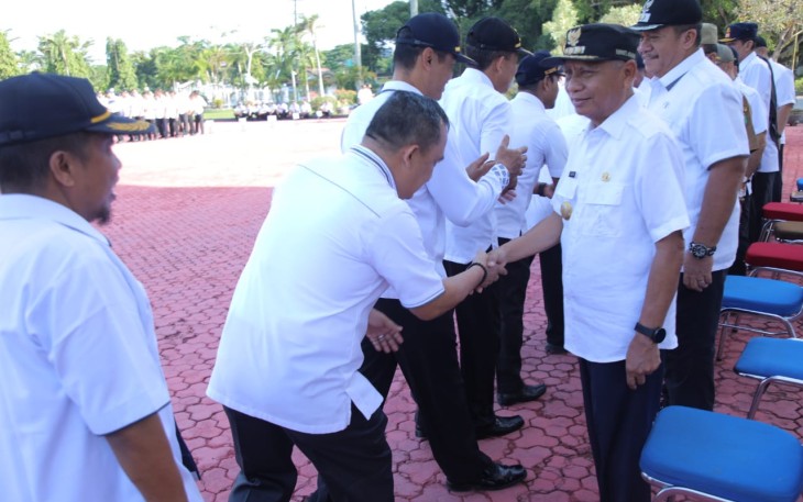 Bupati Asahan Pimpin Apel Gabungan