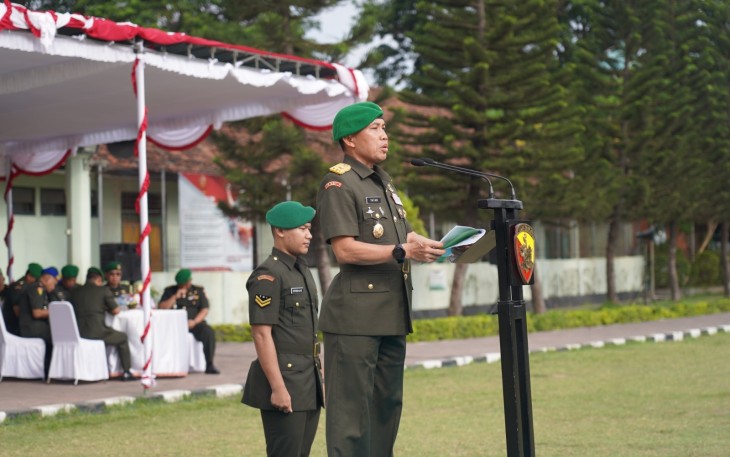 Kodam IX/Udayana Gelar Upacara Peringatan dan Syukuran HUT Korpri ke-52