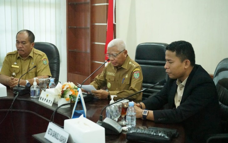 Penandatanganan NPHD Antara Pemerintah Daerah Kabupaten Asahan dengan Bawaslu Kabupaten Asahan