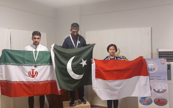 Taruna AAL Raih Juara Lomba Layar 4th Internasional Nautical Competition di Karachi Pakistan