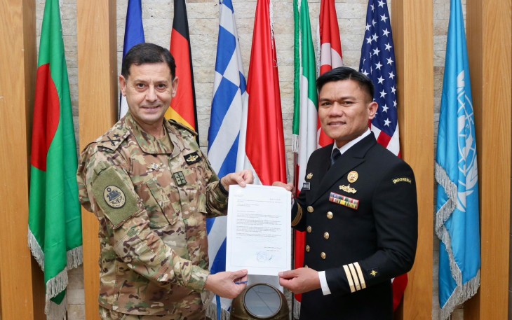 Satgas MTF TNI Konga XXVIII-N/UNIFIL Terima Penganugerahan LAF Medal dan Letter of Appreciation Lebanese Armed Forces