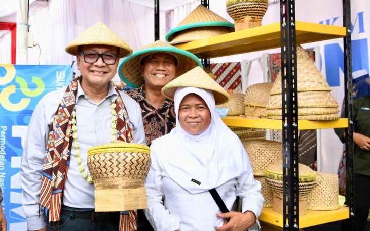 SesKemenKopUKM Arif Rahman Hakim pada acara pembukaan Limbangan Expo UMKM 2023 di Kabupaten Garut, Jawa Barat, Jumat (17/11).